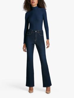 Commando Stretch Flared Jeans, Indigo, Indigo