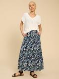 White Stuff Charley Eco Vero Maxi Skirt, Navy