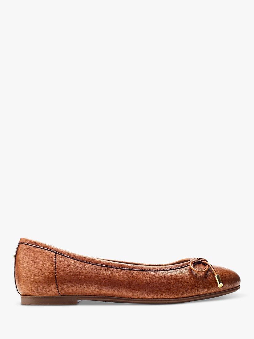 Moda in Pelle Feebie Leather Ballet Pumps