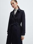 Mango Polana Double Breasted Trench Coat