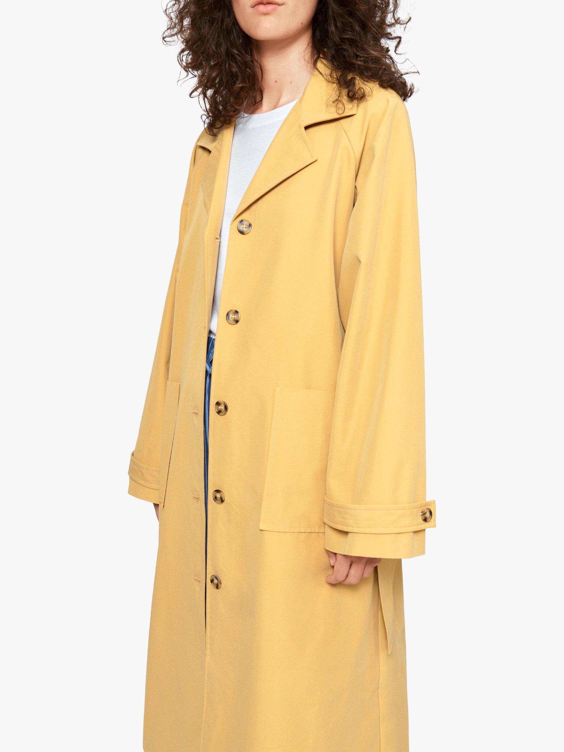 Product image 3 of 6, which shows nué notes Alfred Cotton Blend Trench Coat, Antelope, 6