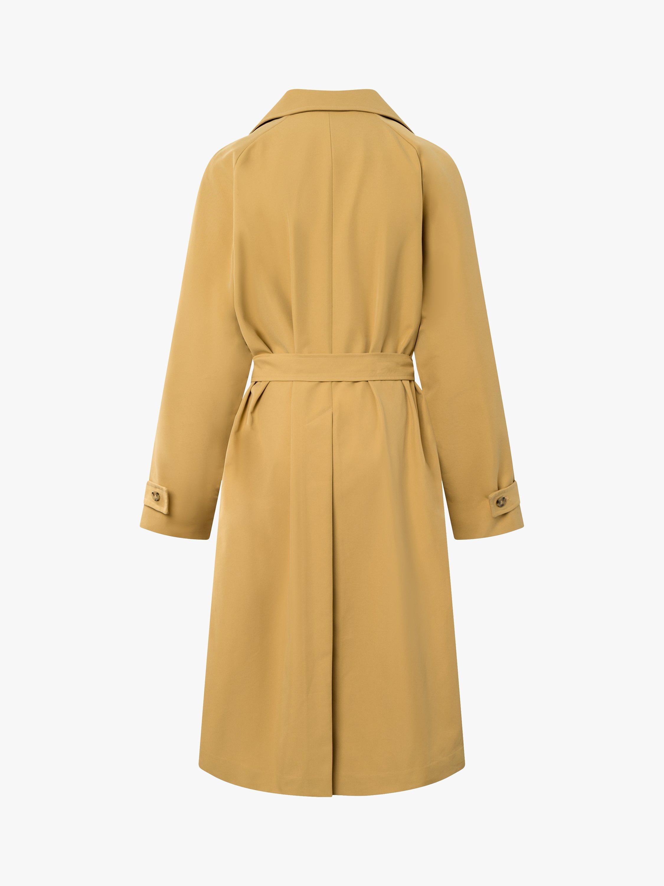 Product image 5 of 6, which shows nué notes Alfred Cotton Blend Trench Coat, Antelope, 6