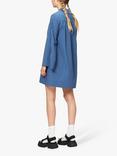 nué notes Beau Collared Mini Dress, True Navy