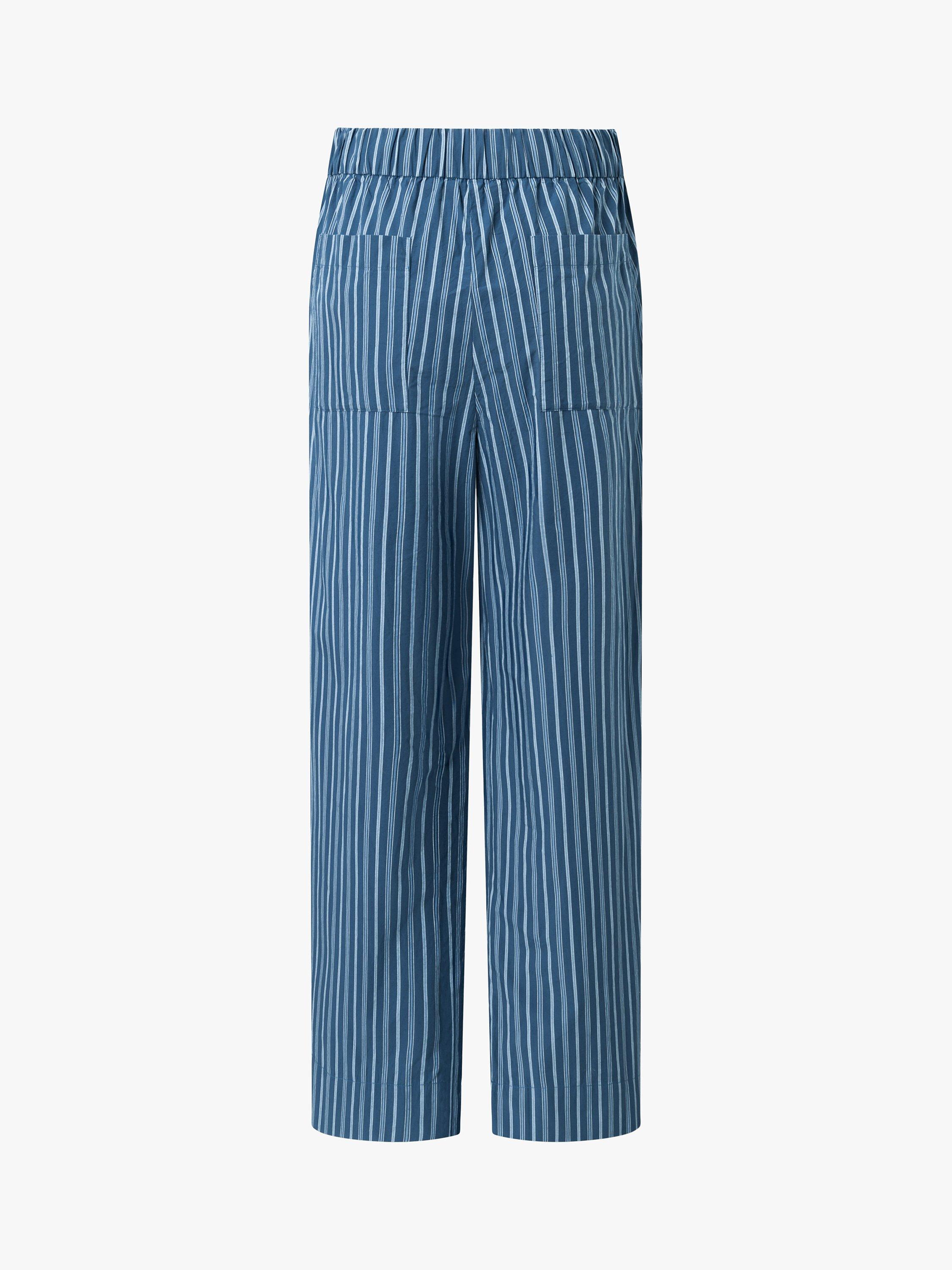 Product image 3 of 4, which shows nué notes Nathaniel Cotton Relaxed Trousers, True Navy, 8