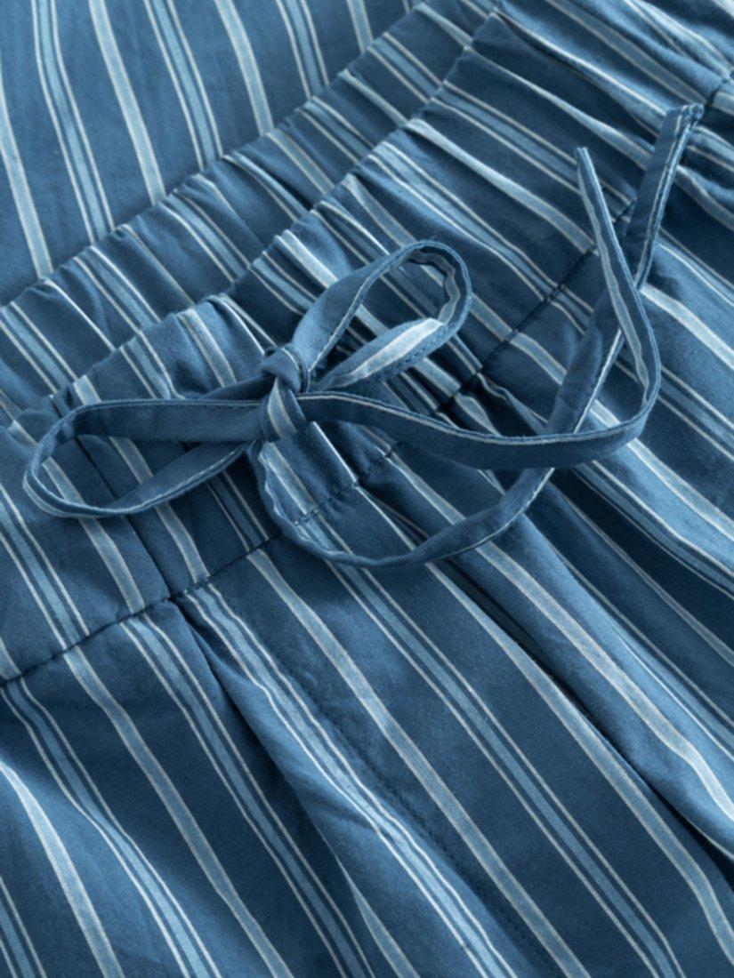 Product image 4 of 4, which shows nué notes Nathaniel Cotton Relaxed Trousers, True Navy, 8