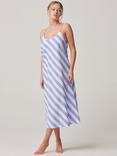 British Boxers Crisp Cotton Picnic Stripe Strappy Nightdress