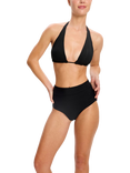 Modibodi High Waist Light Moderate Period Bikini Swim Briefs, Black