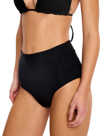 Modibodi High Waist Period Swim Briefs Light Absorbency - view 2, Black