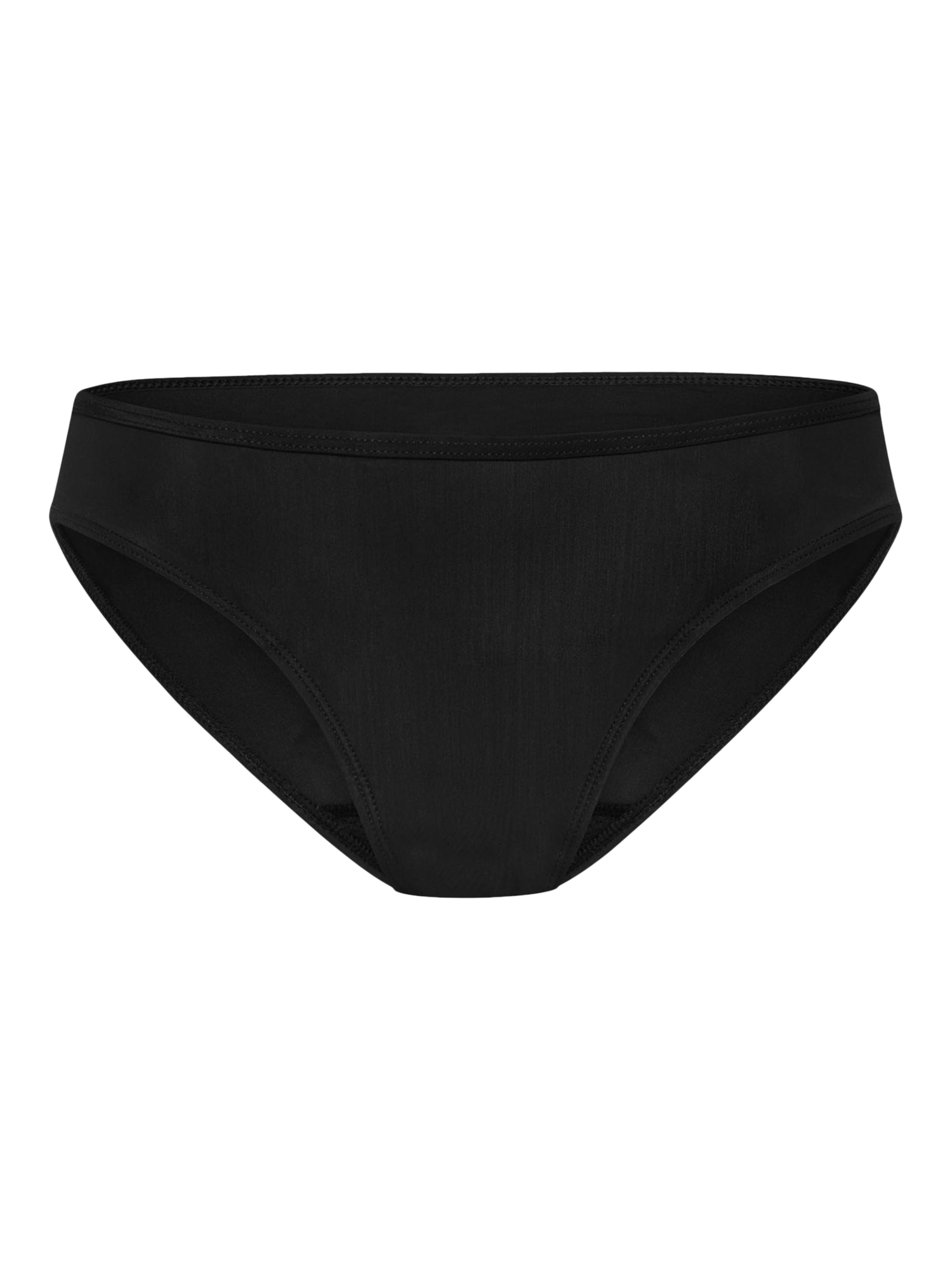 Modibodi Light Moderate Period Bikini Swim Briefs, Black, XXS