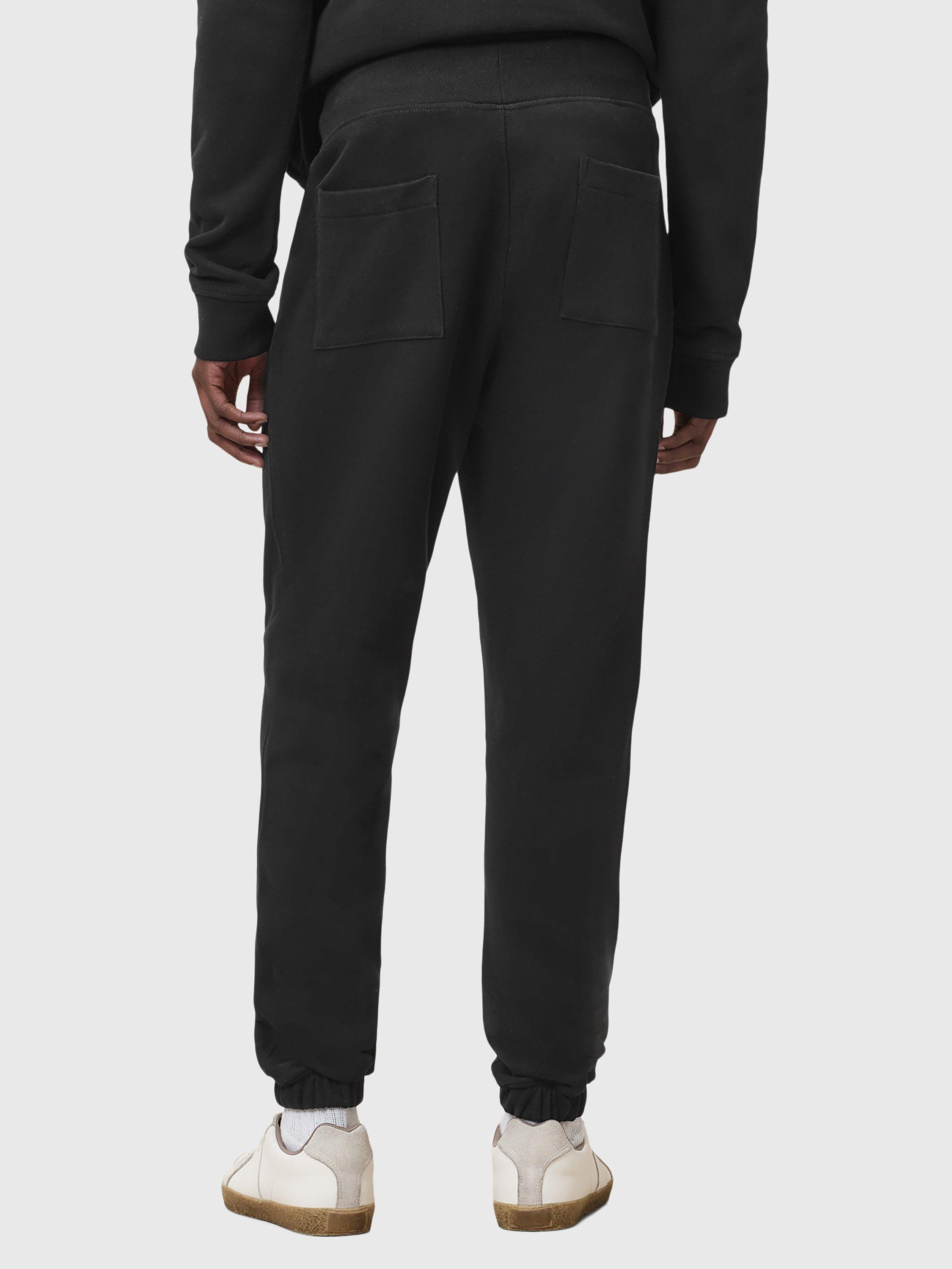 Product image 2 of 7, which shows AllSaints Raven Organic Cotton Joggers, Black, XS