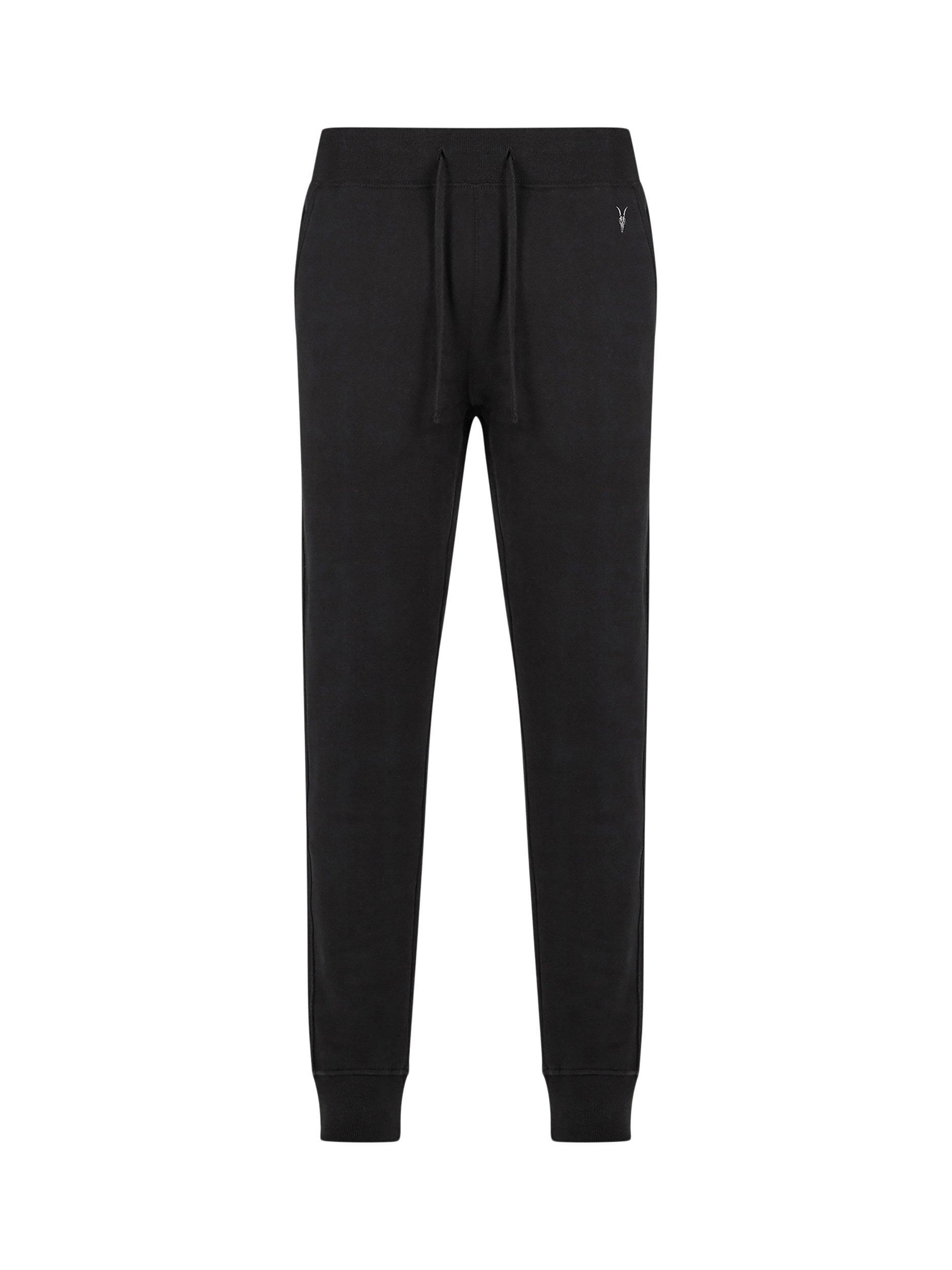 Product image 4 of 7, which shows AllSaints Raven Organic Cotton Joggers, Black, XS