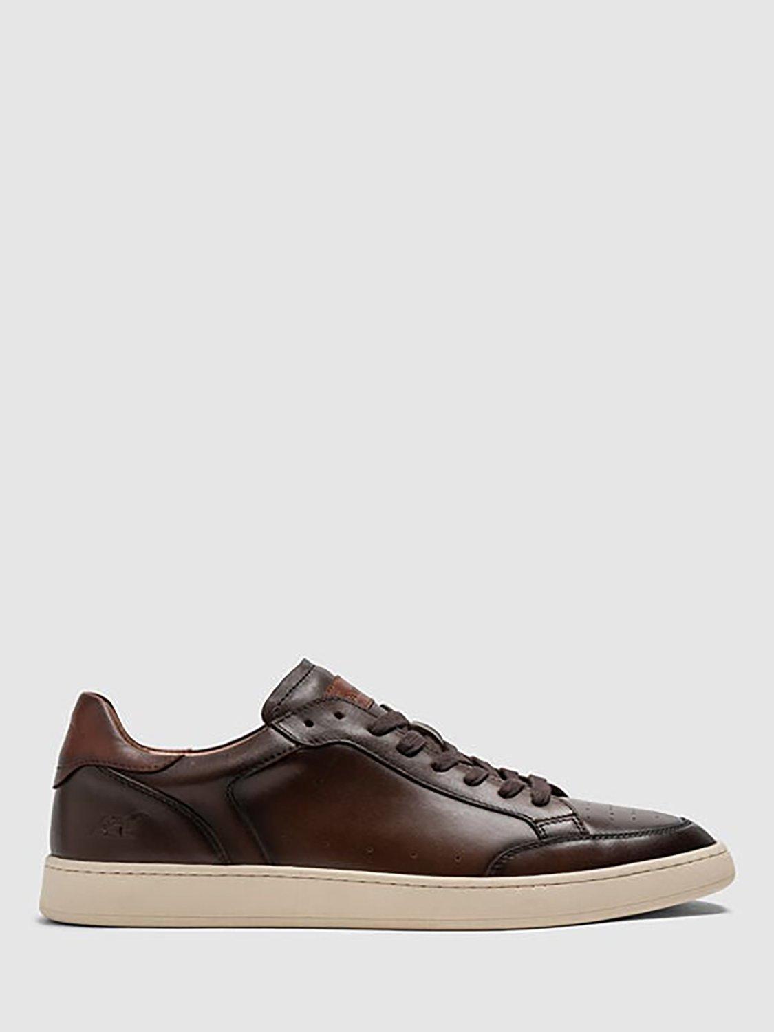 Rodd & Gunn Sussex Street Leather Lace-up Trainers, Testa Di Moro, 6