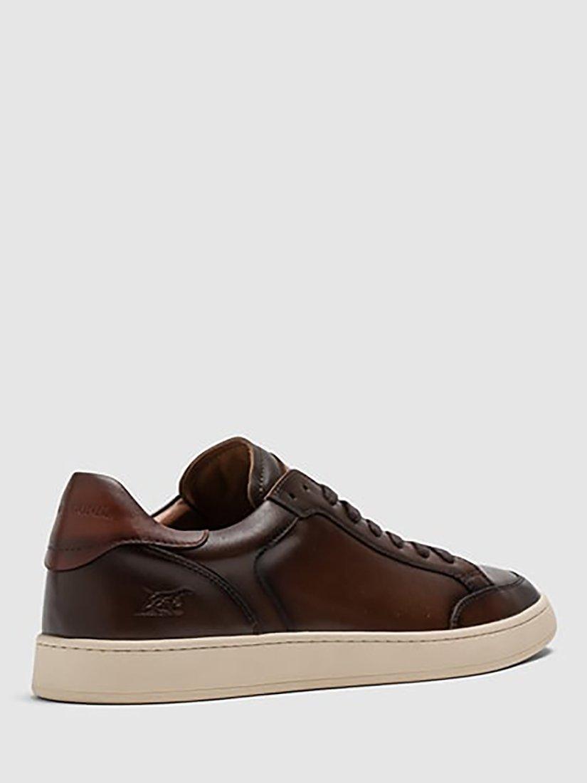 Rodd & Gunn Sussex Street Leather Lace-up Trainers, Testa Di Moro, 6