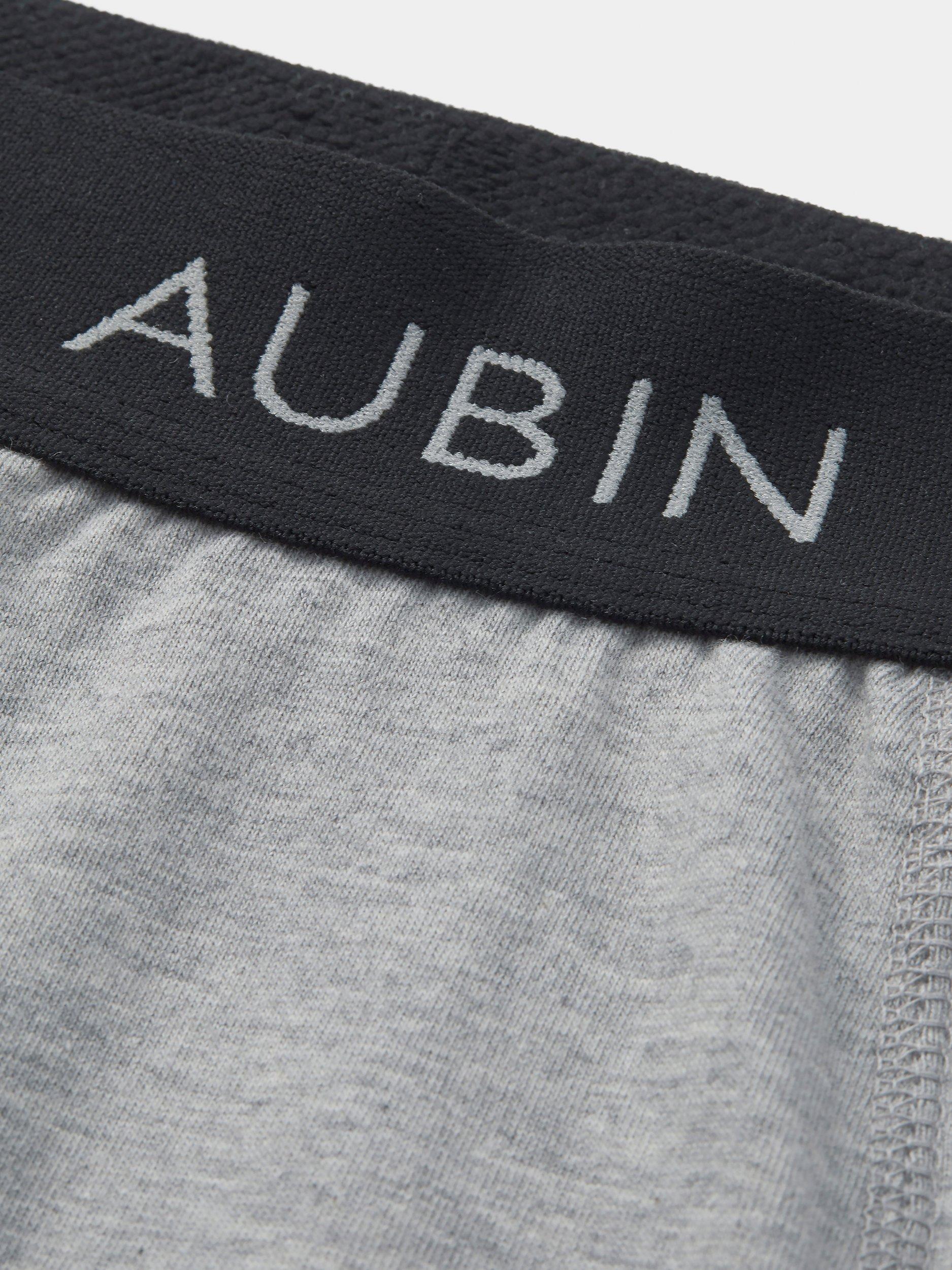 Product image 5 of 5, which shows Aubin Hellston Boxers, Pack of 3, Grey/Black/Navy, S