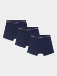 Aubin Hellston Boxers, Pack of 3, Navy