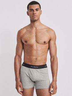 Aubin Hellston Boxers, Pack of 3 - view 2, Grey