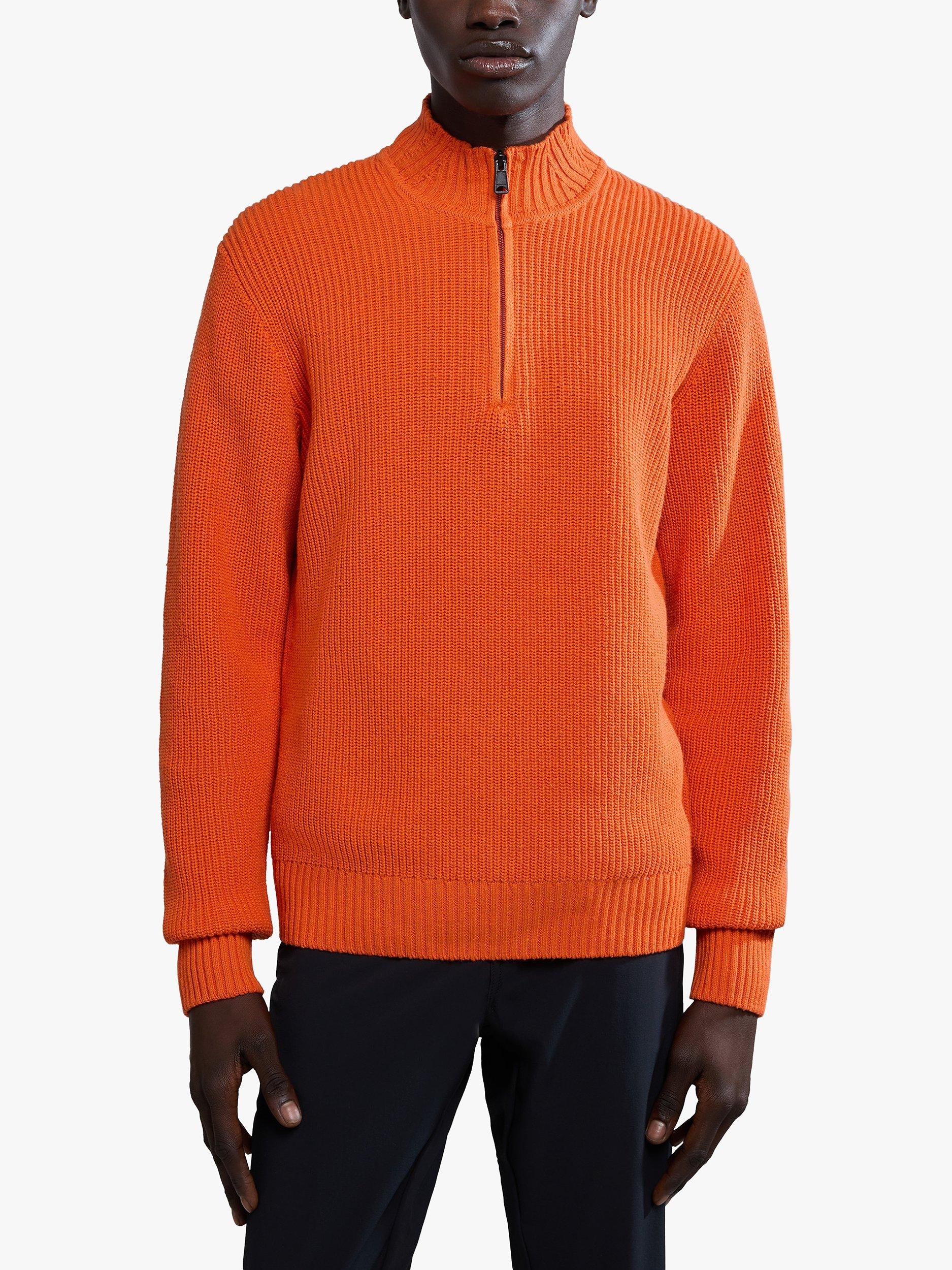 Napapijri Gwich Half Zip Jumper, Orange
