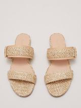 Lauren Ralph Lauren Fay Braided Raffia Sandals, Natural