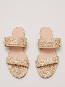 Phase Eight Raffia Slider, Natural, Natural