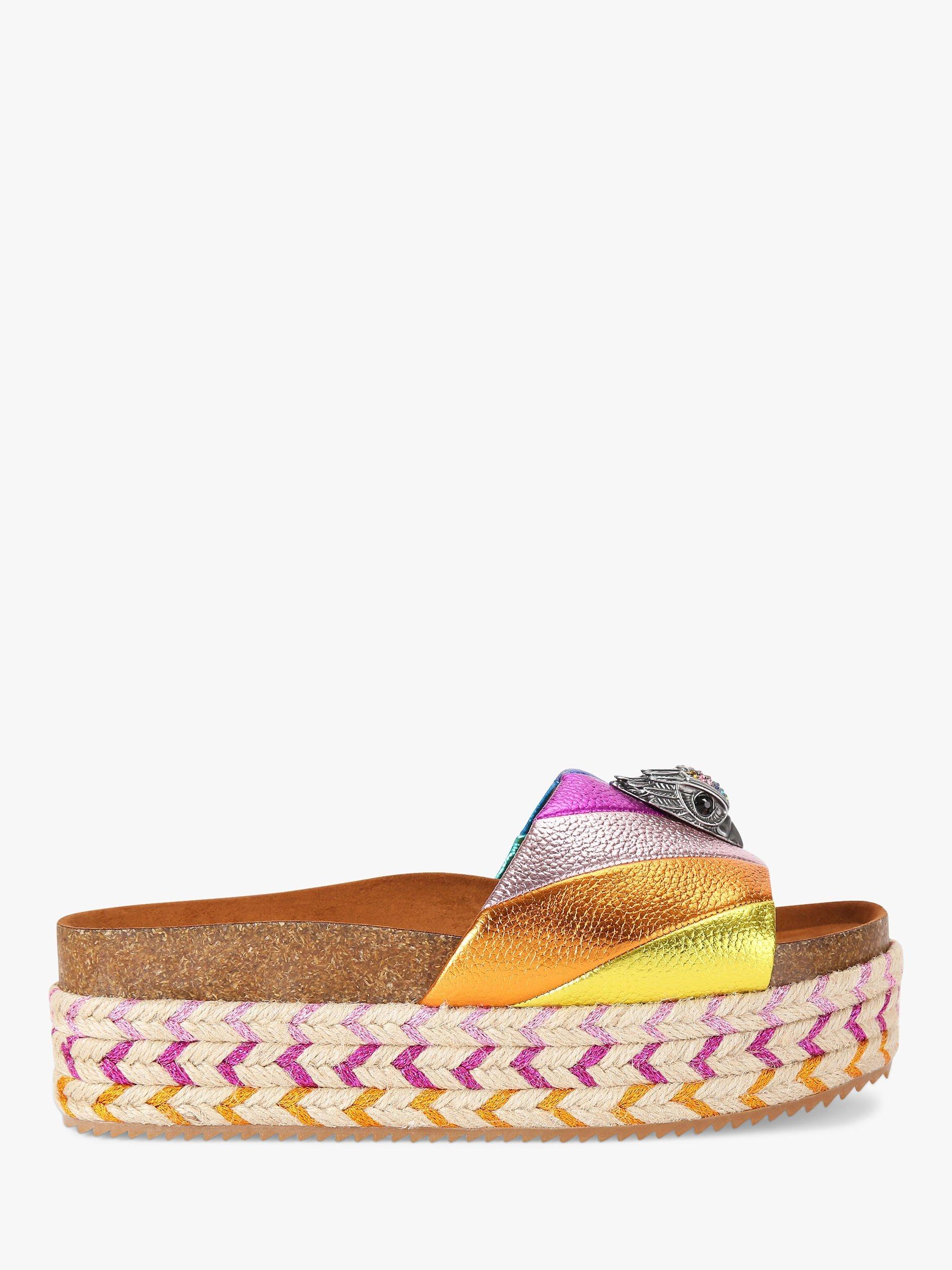 Kurt Geiger London Kensington Flatform Mules, Multi