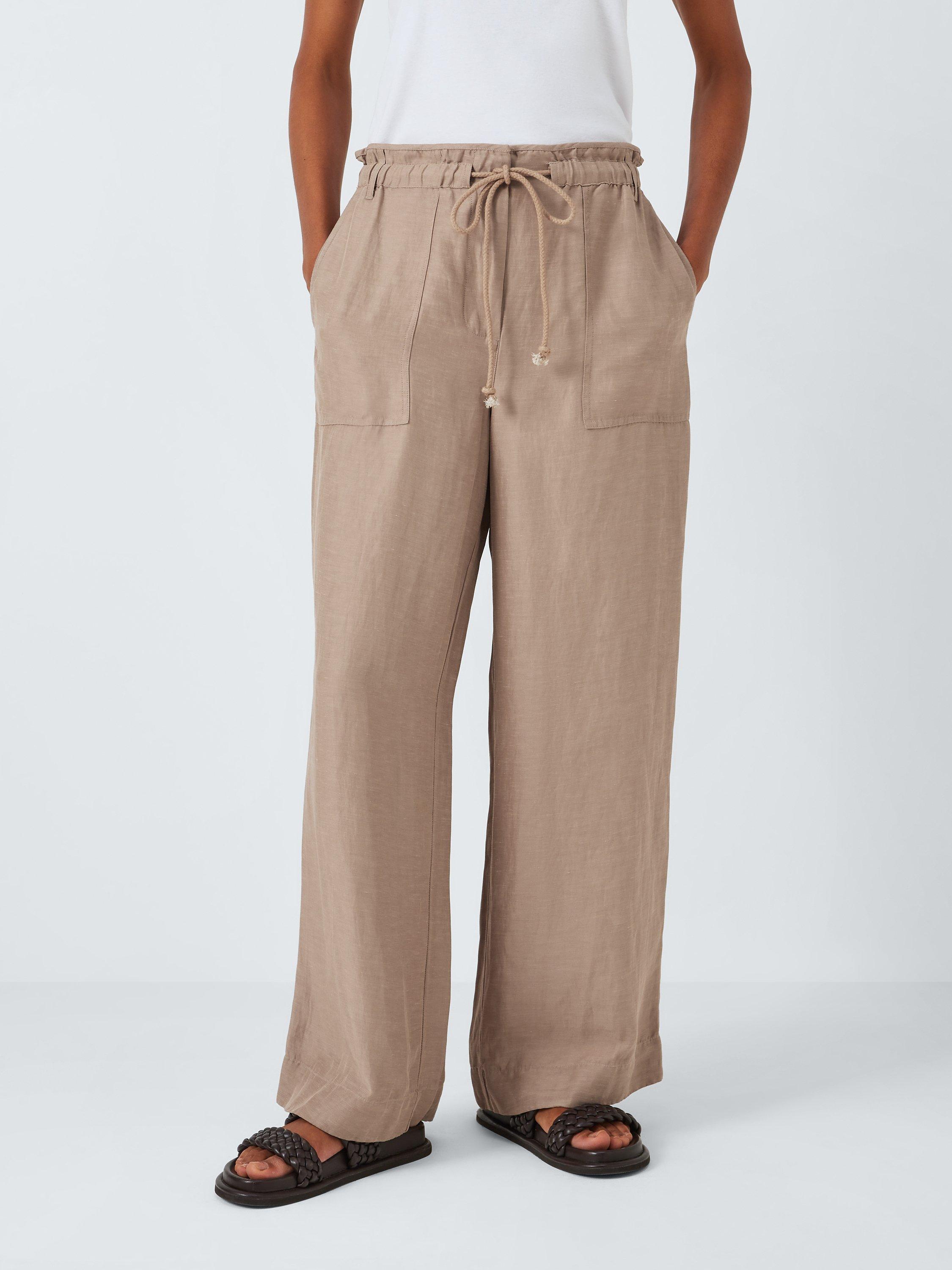 Rails Ryan Linen Blend Trousers, Safari