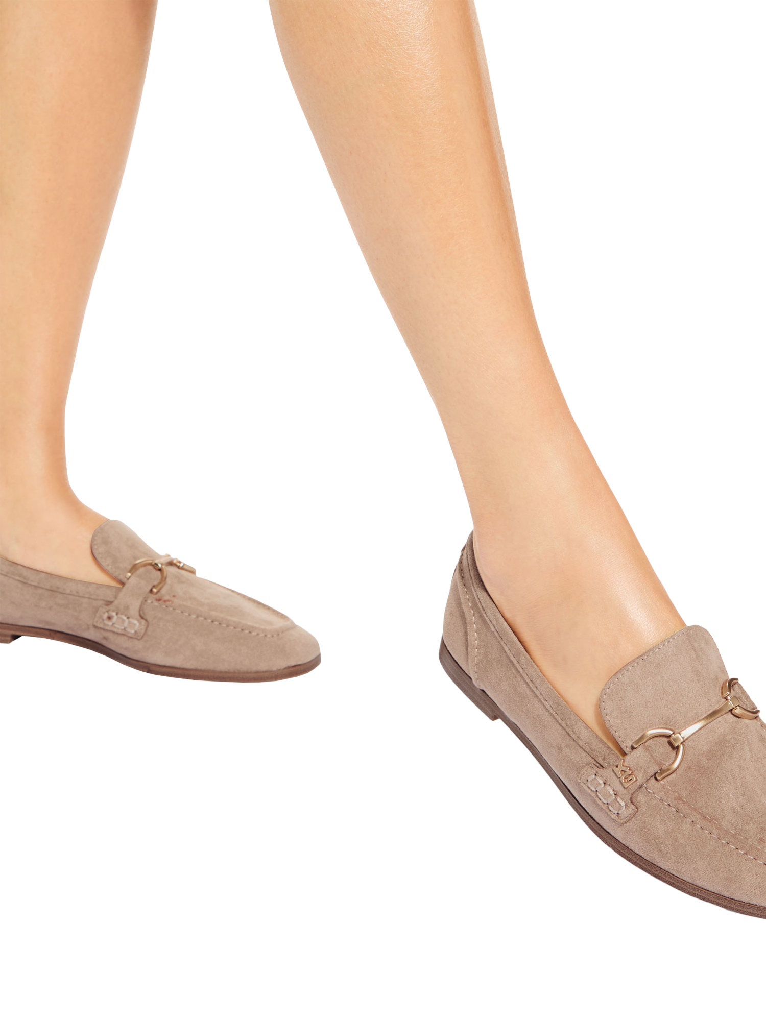 Product image 2 of 5, which shows KG Kurt Geiger Madeline Slip On Loafers, Natural Taupe, 6