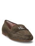 Lauren Ralph Lauren Averi III Suede Loafers, Dark Olive