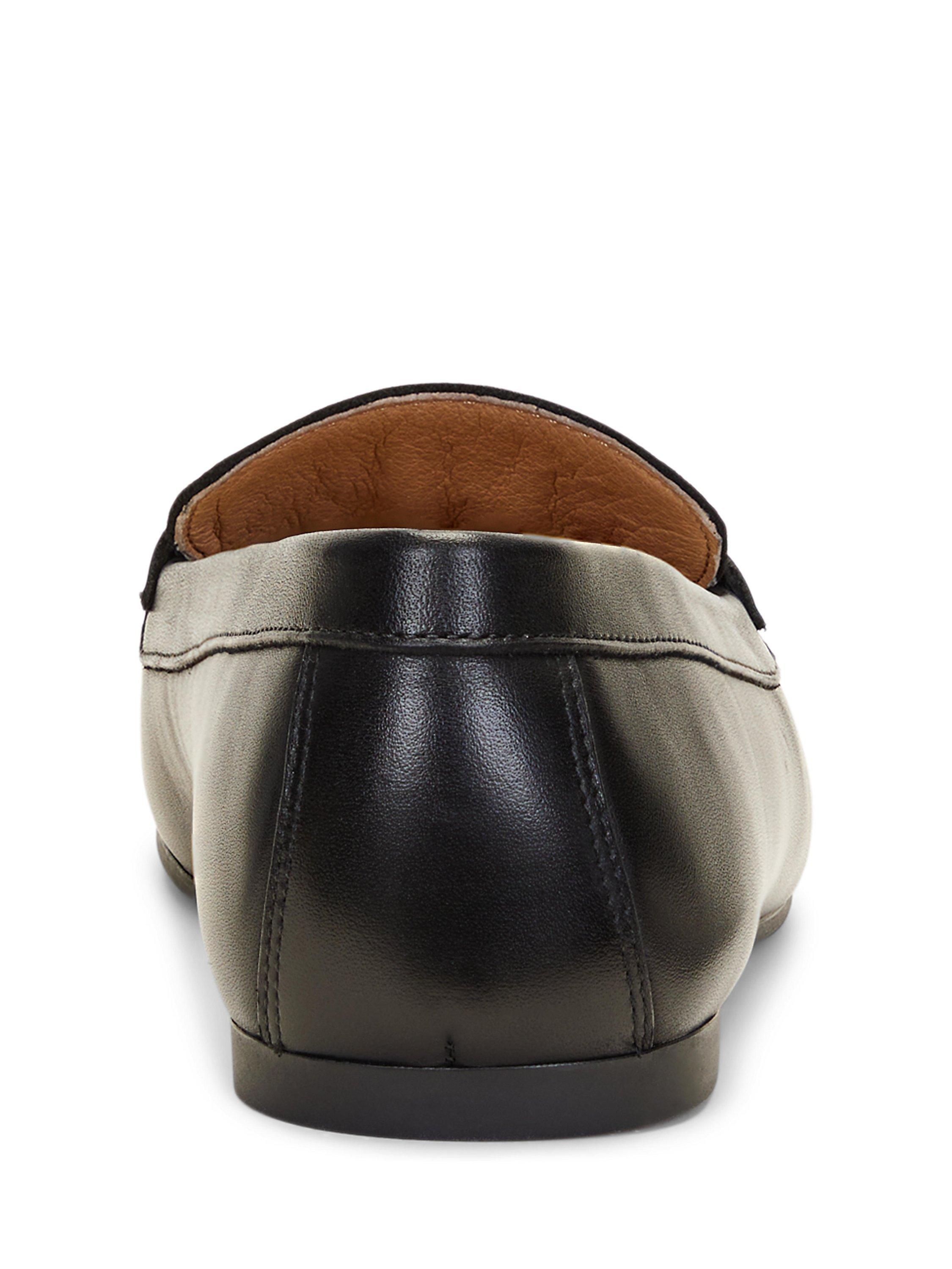 Product image 3 of 4, which shows Lauren Ralph Lauren Averi III Leather Loafers, Black, 3