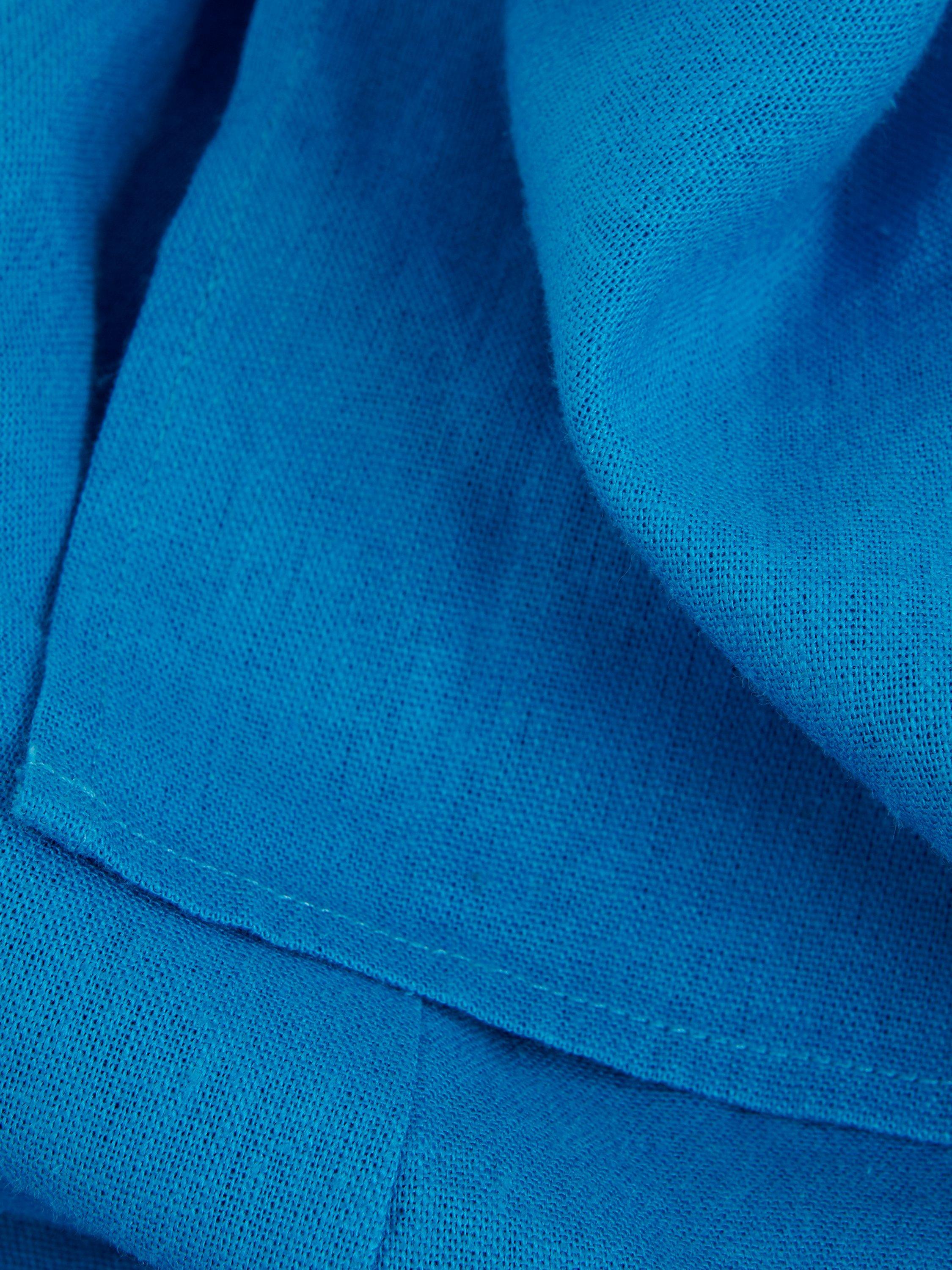Product image 6 of 7, which shows Phase Eight Aubrey Linen Blend Jumpsuit, Blue, 20