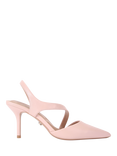 Carvela Symmetry Leather Slingback Court Shoes, Pink