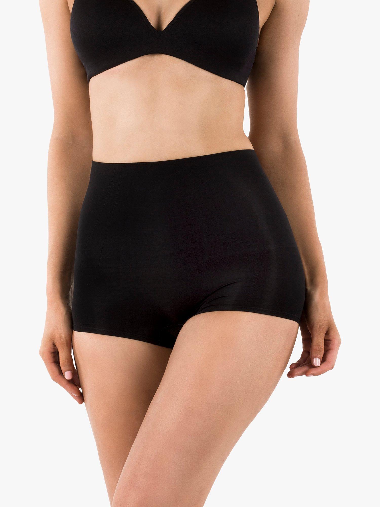 Product image 1 of 3, which shows Ambra Power Lite Boy Leg Brief, Black, 8-10