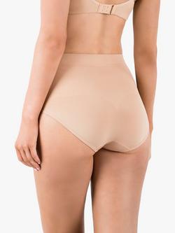 Ambra Power Lite Full Brief, Rose Beige