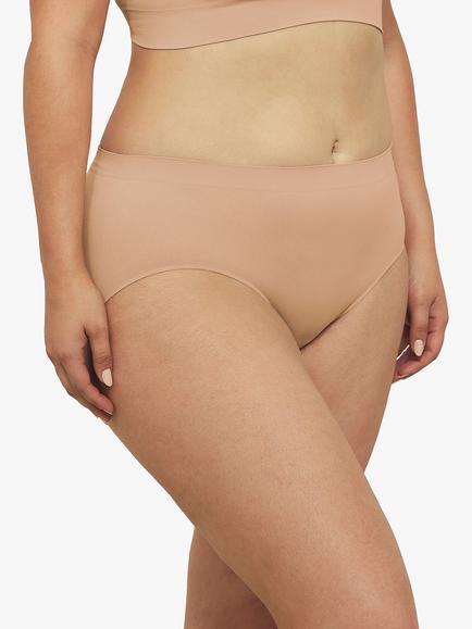 Ambra Bare Essentials Midi Knickers - view 2, Beige