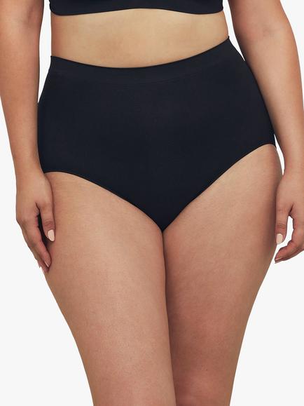 Ambra Bare Essentials Seamfree Full Knickers, Black
