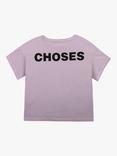 Bobo Choses Kids' Organic Cotton Blend Logo Graphic T-Shirt, Purple