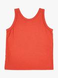 Bobo Choses Kids' Organic Cotton Blend Poma Apple Vest Top, Red