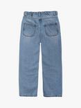 Bobo Choses Kids' Apple Patch Denim Jeans, Mid Wash