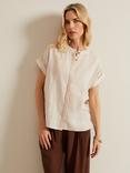 Phase Eight Kelsie Linen Shirt, Neutral