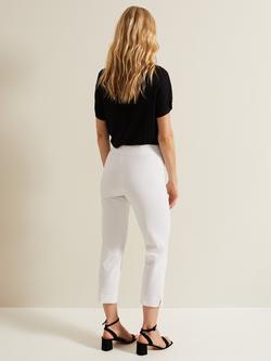 Phase Eight Miah Stretch Capri Trousers - view 2, White