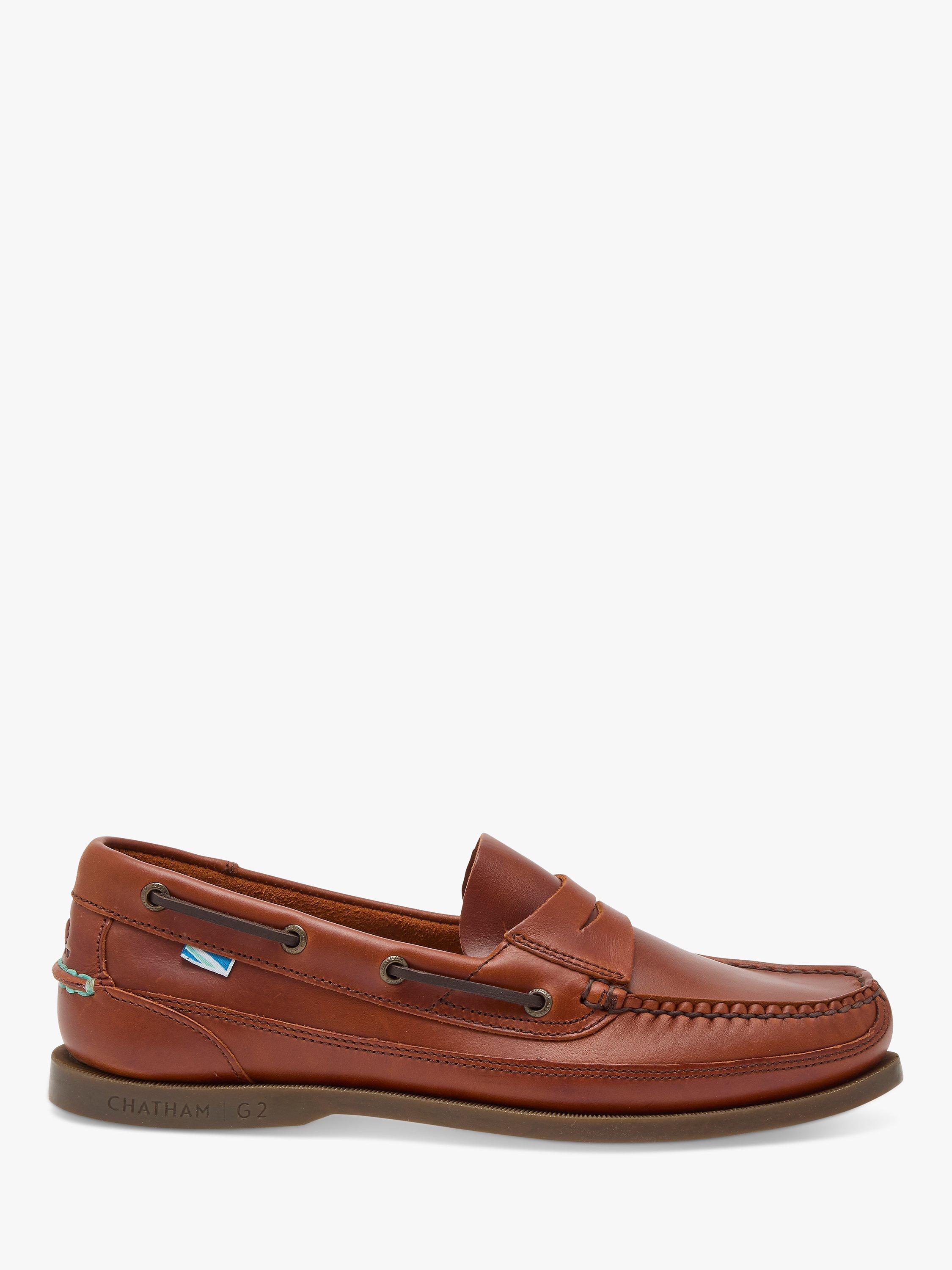 Product image 1 of 4, which shows Chatham Gaff II G2 Shoes, Brown Chestnut, 7S