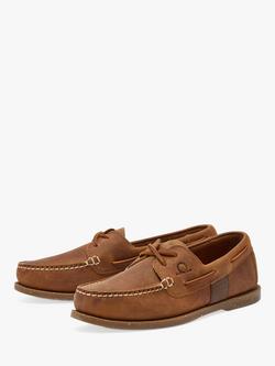 Chatham Java II G2 Leather Boat Shoes, Mid Brown - view 2, Mid Brown