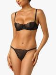 Coco de Mer Athena Balcony Bra, Black