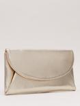 Phase Eight Leather Clutch Bag, Gold