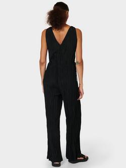 Sweaty Betty Perforated Plisse Jumpsuit - view 2, Black