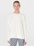 Sweaty Betty After Class Longline Sweatshirt, Lily White