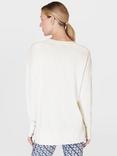 Sweaty Betty After Class Longline Sweatshirt, Lily White