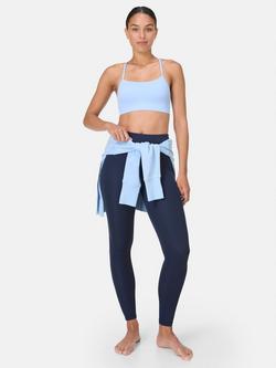 Sweaty Betty Spirit Restored Yoga Sports Bra - view 2, Breeze Blue