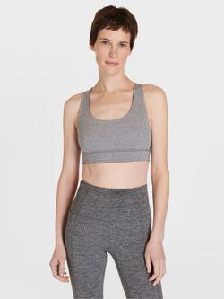 Sweaty Betty Super Soft Reversible Sports Bra, Medium Grey Marl, Medium Grey Marl