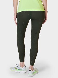 Sweaty Betty Zero Gravity Leggings - view 2, Green Grid Geo Print
