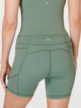 Sweaty Betty Aerial 6" Workout Shorts, Cool Forest Green